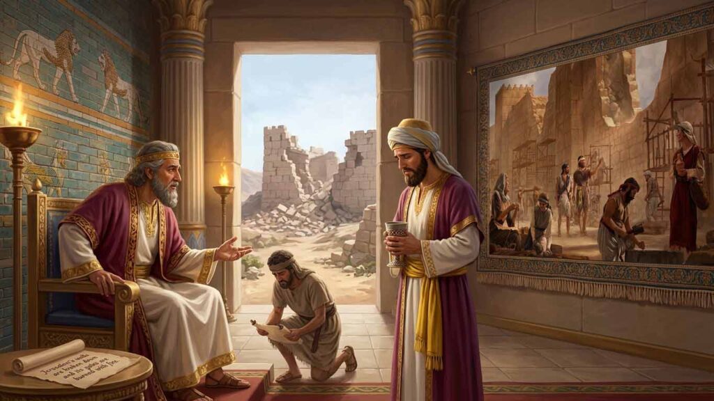 nehemiah was in a comfortable